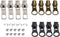 Meikeer 12-Piece #5 Universal Zipper Slider Replacement Kit - Includes Sliders for Easy Repair of Metal, Plastic, and Nylon Coil Luggage, Bags, an...