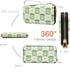 Frog Print Wallet For Women Kawaii Purse Cluth Wristlet Strap Zip Around Card Holder (Frog)...