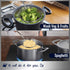 Hiware Solid Stainless Steel Spider Strainer Skimmer Ladle, Kitchen Utensils Wire Strainer Pasta Spoon, 7 Inch...