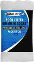 Pool Skimmer Socks - Pack of 20 Fine Mesh Swimming Pool & Spa Pre-Filter Savers for Filters, Baskets, and Skimmers...