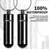 Small Travel Pill Container Holder Keychain - 7 Pack Portable Mini Pocket Pill Case Box Waterproof Metal Small Keychain Pill Holder Container for ...