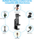 Owine Universal Dual Cell Phone Tripod Mount Adapter Premium Smartphone Clamp, Compatible with iPhone,Samsung Galaxy,Note,Lg,All Smartphones Perfe...