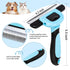 MIU COLOR Pet Grooming Brush?Deshedding Tool & 2 Sided Undercoat Rake for Dogs & Cats,2 in 1,Reduces Shedding and Remove Knots,Mats,Tangles for Ca...