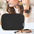 Teamoy Watch Band Storage Case Holds 12 Watch Straps, Travel Organizer Bag Compatible for All Series Apple Watch Bands or Smart Watch Bands, Black...