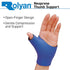 Rolyan 18201 Neoprene Pull On Thumb Wrist Compression Sleeve, Left, X-Large...