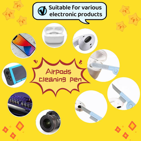Cute AirPods Case for Airpod 2nd/1st, Fun Kawaii Fashion Cartoon 3D Cool Silicone Case for AirPods 1&2nd Generation with Cleaner kit&Keychain and ...