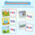 Learning Toys for 3 4 5 Years Old Kids - 116Pcs Short Vowel Letters Sorting Spelling Reading Toy Set with Double-Sided Flash Cards, Preschool Kind...