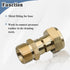 Pressure Washer Hose Swivel Joint, M22 14mm Anti Twist Fitting, 3000 PSI...