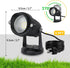 10W Dusk to Dawn Outdoor LED Spotlight Plug in with Photocell Sensor for House Flag Yard Tree, 3000K 1000lm Warm White 120V Landscape Lighting wit...