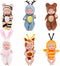 ONEST 6 Sets 4 Inch Dolls Cute Baby Dolls Include 6 Pieces Baby Mini Dolls, 6 Sets Handmade Doll Clothes...