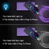 USB C to USB C Fast Charging Cable 6ft 60W 3A USB Type C Charger Led Light up Charger Compatible with Samsung Galaxy S23/S22/S21/S20 /S10/S9/S8/No...
