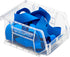 Hudson Exchange 5-1/2" x 4" x 3" Plastic Stackable Storage Bin and Hanging Container (Crystal Clear)...