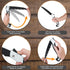 Folding Pruning Hand Saw 10 Inch Blades with SK5 Steel Blade for Tree Trimming, Camping, Gardening, Hunting, Cutting Wood, PVC, Bone with Ergonomi...