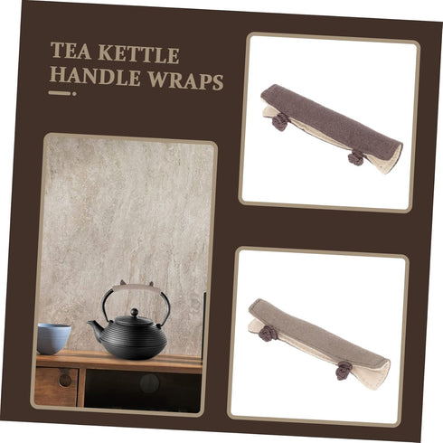 YARNOW 2pcs Grip Gloves Oven Protector Microwave Cookware Tea Kettle Handle Holder Tea Kettle Handle Sleeve Pot Handle Protectors Pot Handle Cushi...