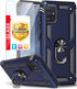TJS Compatible with Samsung Galaxy A51 5G Case (Not Fit Galaxy A51 4G), with Tempered Glass Screen Protector Metal Ring Magnetic Support Kickstand...