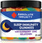 Absolute Immunity- Zinc and Elderberry Sleep Gummies with Melatonin, 100% Drug Free Sleep Aid, Immune System Support, Adults and Kids 30ct...