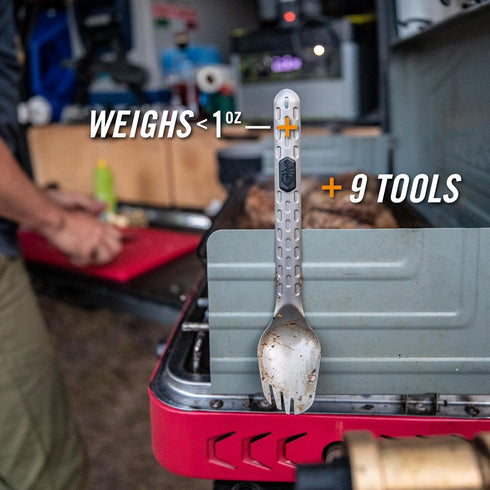 Gerber Gear Devour Multi-Fork - Camp Eating Tool and Multi-Tool - EDC Gear and Equipment - Titanium...