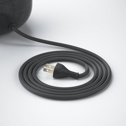 Replacement Power Supply Cable for A2825 Homepod (2nd Gen) Smart Speaker, BolAAzuL 6ft/1.8m US AC Power Cable 2-Prong Plug Male to Female Power Co...