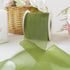 HUIHUANG Moss Green Organza Ribbon 3 inch Sage Green Shimmer Sheer Organza Fabric Ribbon for Flower Bouquets, Bows, Gift Wrapping, Wedding Decor, ...