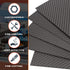 ARRIS 240 x 240 x 0.5mm Carbon Fiber Sheet, Available in 1MM 1.5MM 2MM 2.5MM 3MM 3.5MM 4MM 4.5MM 5MM 6.0MM 100% 3K Carbon Plate Pannel Sheet Twill...