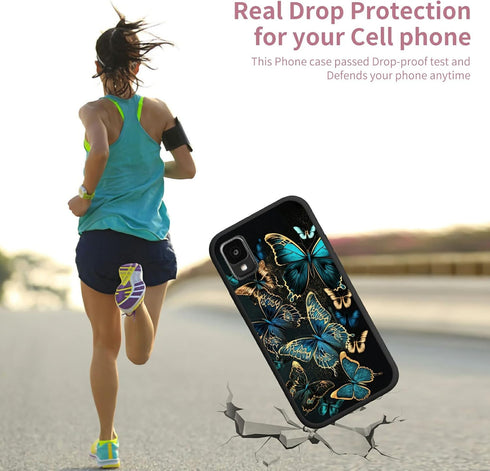 Case for TCL 30Z T602DL, TCL 30Z Phone Case for Women Men, Full Body Slim Fit Ultra Thin Flexible TPU Silicone Shockproof Protective Soft Case for...