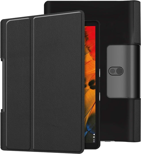 Case for Yoga Smart Tab YT-X705F, Ratesell Lightweight Fold Stand Microfiber Lining Case Cover for Lenovo Yoga Smart Tab 10.1 Inches Black...