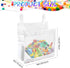 Baby Bath Toy Organizer Bathtub Toy Holder Shower Caddy 14× 11 × 6 inches Toy Storage Net Bags with 2 Side Pockets Hanging bag Multi-use Bathroom ...