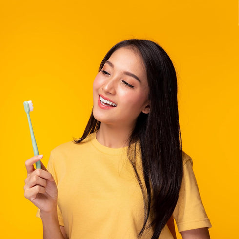 3PCS PureSoft Eco Toothbrush, 20000 Ultra Soft, Micro Nano Bristles, BPA-Free, Lightweight, with Travel Case, for Sensitive Gums, Pregnant Women, ...