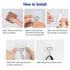 FACURY Large Adhesive Hooks 22Ib(Max), Waterproof and Rustproof Wall Hooks for Hanging Heavy Duty, Stainless Steel Towel and Coats Hooks to use In...