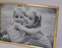 Vertical Horizontal Combo- Double 4 by 6 Inch Metal Folding Picture Frames-(1 Landscape and 1 Portrait Style) (Modern gold)...