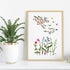 20 Pieces Wildflower Stencils for Painting Template Flower Stencils Wall Stencils Reusable Spring Stencils PET DIY Drawing Templates Stencils for ...