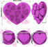 Patelai 4 Pieces Conversation Heart Molds Mixed Size 40 Holes Valentine's Day Heart Shaped Silicone Molds Non Stick for Chocolate Fondant Jelly Pu...