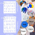 20 Pack Letter Stencils for Painting, Alphabet Stencils Letters and Numbers Stencil Lettering Stencils Bullet Journaling Stencils...