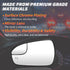 Driver/Left Side Power Heated Mirror Glass Fits for Ford Fusion 2013 2014 2015 2016 2017 2018 2019 2020 Replacement for DS7Z17K707F DS7Z-17K707-F...