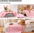 Luciphia Premium Fleece Dog Puppy Blanket Soft Pet Sherpa Calming Cat Blanket Throw for Small Medium Dog Cat(Pink,30x20 inches)...