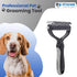 PETACARE® Pet Double Sided Brush. Friendly Undercoat Rake and Furever Brush for Dogs, Professional Pet Grooming Tool, Perfect for Dog and Cat Shed...