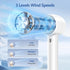 Handheld Portable Turbo Fan with Cold Compress, High-Speed 2 in 1 Hand Held & Desk Fan, 4200mAh Battery Rechargeable Mini Personal Travel Fan for ...