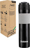 2in1 Travel French Press Coffee Maker, Portable 11.8 oz Tumbler Coffee French Press for Ground Coffee & Tea Leaves; Iced Coffee, Cold Brew Tea, Co...