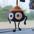 Cute Soot Sprite Elf Car Decor, Anime Rear View Mirror Car Accessories Hanging Ornament, Car Charm Dashboard Decorations Funny Gifts for Women Men...