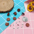 Wood Earring Studs for Jewelry Making,100Pcs Wooden Earrings Findings Flat Round Earring Posts with Loop Wooden Earring Pin Stud Bulk with Butterf...