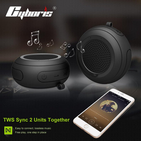 Portable Bluetooth Speakers, IPX7 Floating Waterproof Wireless Small Shower Speaker, Hands Free Calling, Bluetooth 5.3, True Wireless Stereo for O...