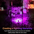 PAR38 Flood Purple Light Bulb,2 Pack-Dimmable,E26 Base Purple Flood Light Outoor(20W Replace to 200W),Purple Light Bulb for Outside,Purple Decor,C...