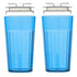 Reflo Smart Cup (Blue 2-Pack) Open Training Cup, Toddler Cup, No Suction 6oz, 360 Control-Flow, USA MADE Premium High-Impact Plastic...