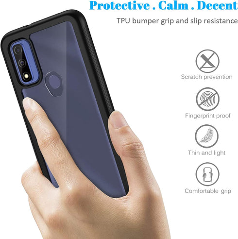 seacosmo Designed for Moto G Play 2023/Moto G Power 2022/Moto G Pure Case, Full Body Shockproof Cover?with Built-in Screen Protector Slim Lightwei...