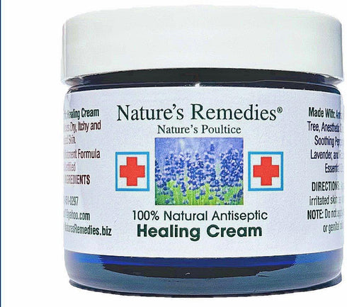 "100% Natural Antiseptic Healing Cream" Heals, Soothes and Relieves Dry, Itchy and Irritated Cracked Skin. an Ancestral Res-Q Ointment Formula Mad...
