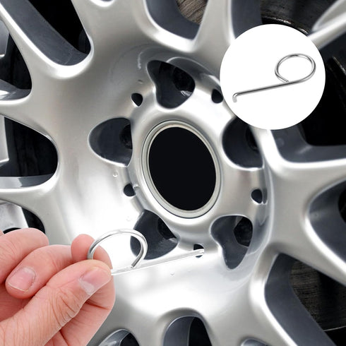 6 Pcs Wheel Bolts Caps Removal Tool, Wheel Hub Cap Removal Tool Lug Nut Cover Removal Tool Nut Caps Lug Puller Hook Replacement Wheel Nut Wheel Bo...
