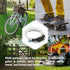 NO90 Bike Lock - 3 Feet High Security 4 Digit Resettable Combination Coiling Bike Cable Lock, 0.9m x 12mm - 1Pack(Blue)...