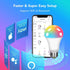 2 Pack LED Smart Light Bulb Color Changing A19 LED Light Bulbs, Light Bulbs Bluetooth Speaker&WiFi Light Bulb,1000LM RGB Dimmable,Google Home & Al...