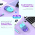 Bluetooth Wireless Mouse, Dual Mode Rechargeable Silent Computer Mice with 2.4G Type C Receiver, USB C Mouse for MacBook, Laptop, Surface Pro, Chr...