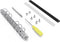 Stationery.Life Ring Binder Mechanism Replacement Kit for Personal Organizers Planners 6 Rings (Silver, Personal)...